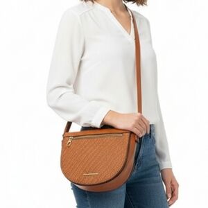 Brown Saddle Bag Crossbody